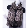 Glamexx24 Women's XXL Scarf Cuddly Warm Leopard Pattern 3 Coloured