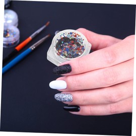WOONEKY Star-Shaped Nail Art Sequins for Manicure Nail Decors for Creative Designs for Valentine Day and Special Occasions