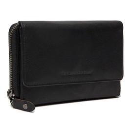 The Chesterfield Brand Antique Buff Rhodes RFID Leather Wallet 14 cm, black, Modern