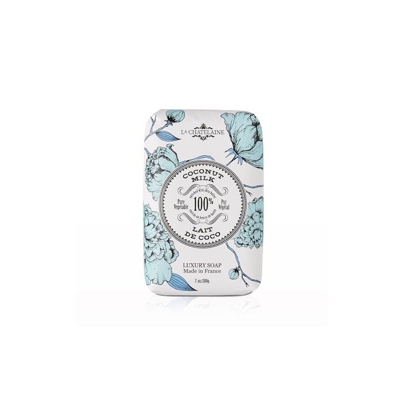 La Chatelaine Luxury Bar Soap | Natural Shea Formula (Coconut