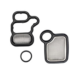 Head Cylinder Solenoid Valve Gasket Set – 15845RAAA01 91319PAAA01 917176 – VVT VTEC Spool Valve Filter Screen Fits Honda Accord Civic CRV Element Acura RDX RSX TSX 2002-2015