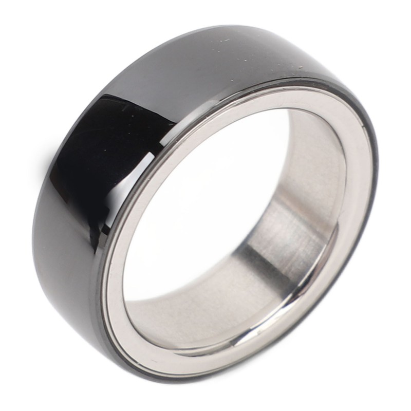 Smart Ring Multifunction Sleep Temperature Monitoring Pedometer 23mah Health Tracker