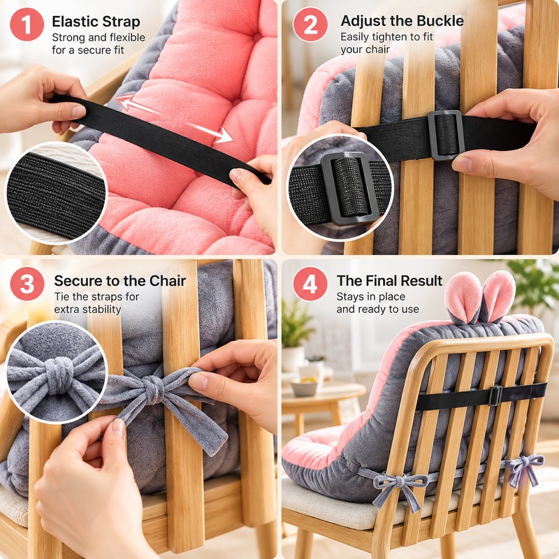 Ergonomic Memory Foam Seat Cushion for Sitting – Contoured Support