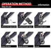 30 PCS Zipper Pull Replacement Pull Tab Replacement Accessories Detachable