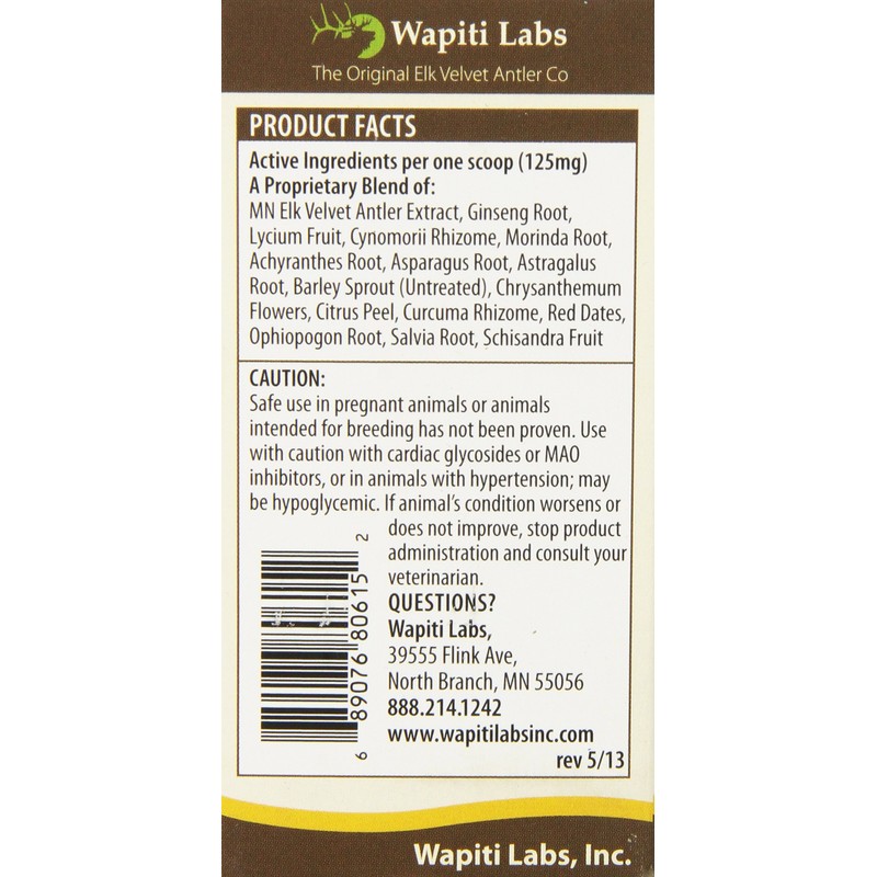 Wapiti Labs Dog Senior Mobility Formula, 15gm