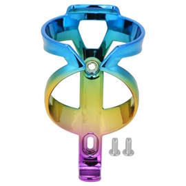 GUB Mountain Bike Bicycle Water Bottle Cage Colorful Bottle Secure Retention SystemBlue Gold Purple