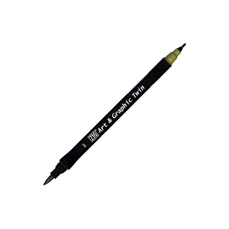 Kuretake ZIG Art and Graphic Twin Tip Bürste Marker 057