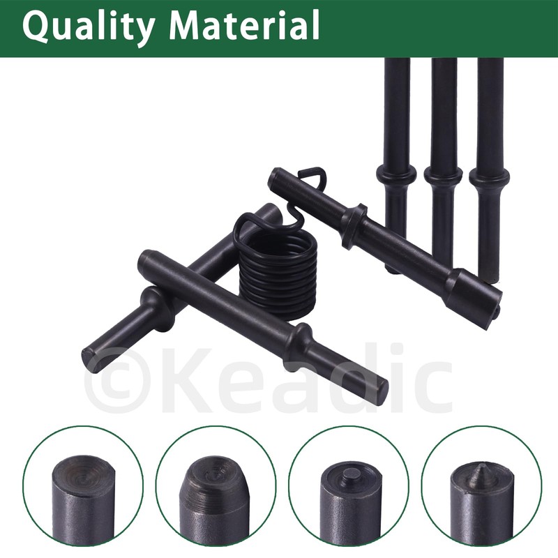 Keadic 7 Pcs Air Hammer Rivet Bit Set, Heavy Duty