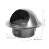 iplusmile Exterior Vent Covers Stainless Steel Dryer Vent Cap Round