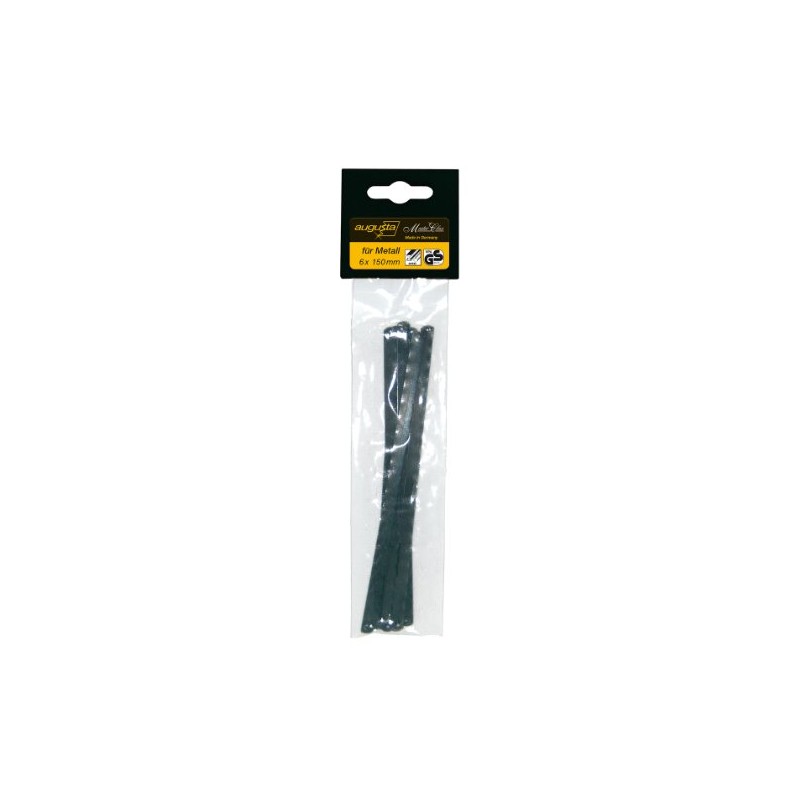 Augusta KleinmetallsägeErsatzblätter Pack of 6) 150 MM for Aluminium Copper