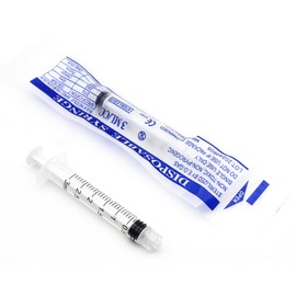 3mL Luer Lock Syringes, Sterile, Individually Sealed, 160 Count