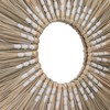 Wall Mirror Make Up Tapestry Decorative Grass Woven Round Hanging