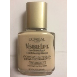 L'Oréal L'Oreal Visible Lift Line Minimizing Foundation SPF17- LIGHT IVORY # 101 NEW.