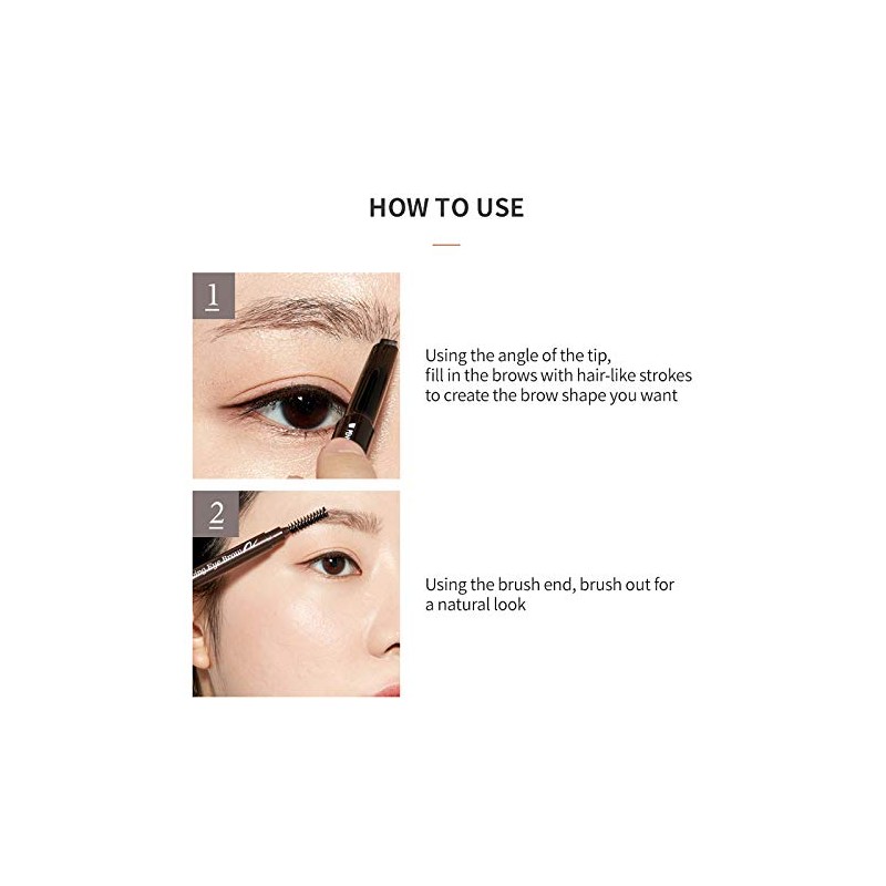 Etude House Drawing Eye Brow, No.1 Dark Brown, 0.2 Ounce