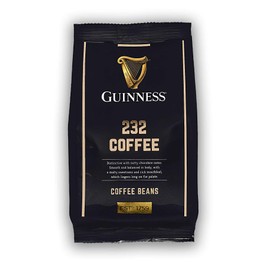 Exclusive Guinness Coffee '232' Brew - Roasted Coffee 227g by Tiki Tonga Coffee Roasters. Roasted in The United Kingdom (227g Coffee Beans)