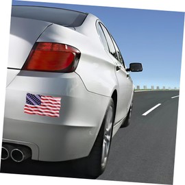 BUGUUYO Car Exterior Stickers 3pcs American Flag Magnets Magnetic Car Decals Reflective Truck Stickers