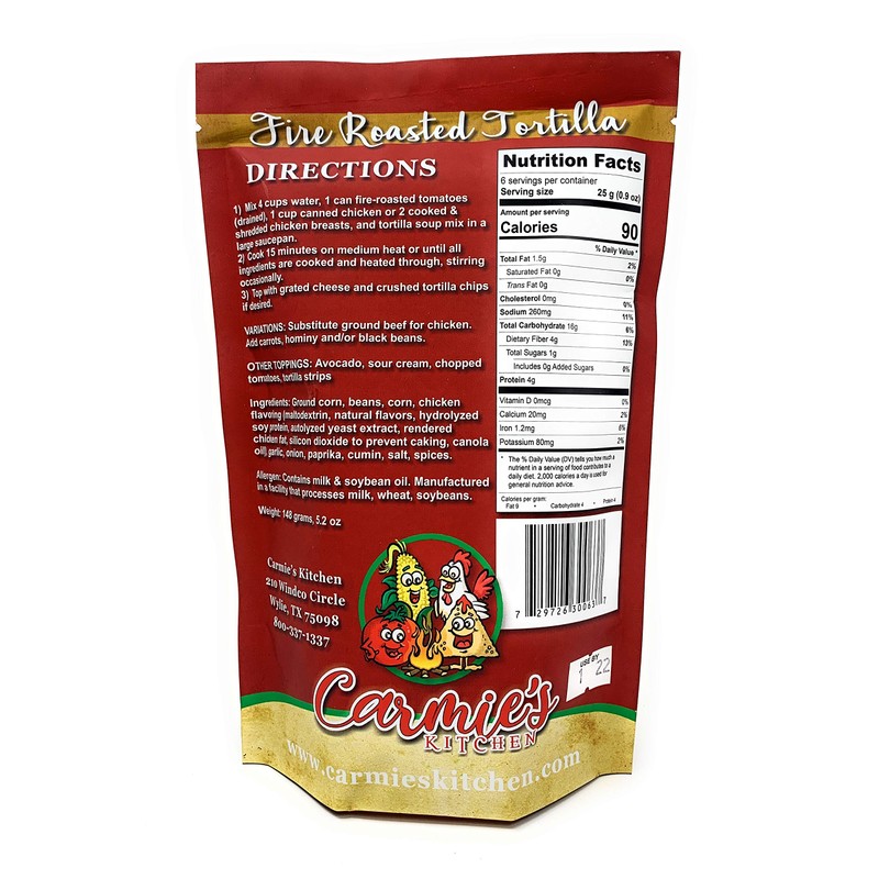 Roasted Tortilla Soup Mix, Fire