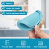 LUVCOSY 7 Cup Silicone Replacement Lids Storage Cover for Pyrex