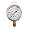 Liquid-filled hydraulic pressure gauge 0-3750PSI 0-250 bar pressure gauge, 2.5