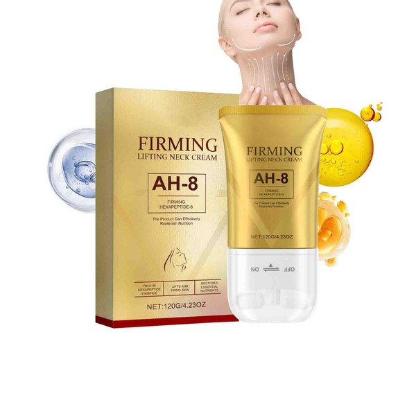 Ah-8 Firming Neck Cream,Tighten and Lift Neck Cream with Double