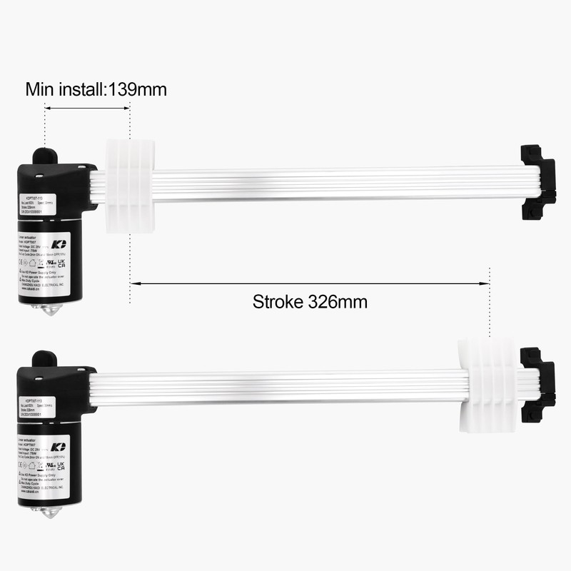 Recliner Motor Linear Actuator Model KDPT007-113, Electric Reclining Sofa Couch
