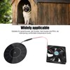 10W Solar Powered Exhaust Fan Monocrystalline Silicon Solar Panel Fan