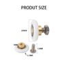 Helonge Shower Door Rollers, 4 Pcs 19mm Shower Door Rollers