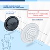 Fits 10 Inch Neck Air Duct | Steel Round Air