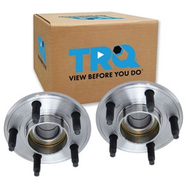 TRQ Front Wheel Hub Bearings Assembly Set Compatible with 2005-2009 Ford Mustang