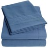 1500 Supreme Collection Twin XL Sheet Sets Denim Blue -