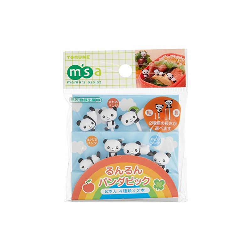 Torne "Bulk Purchase" Character Bento Runun Panda Picks, Set of