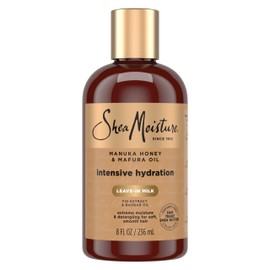 SheaMoisture Hydration Hair Milk Manuka Honey and Mafura Oil for Dry Hair to Hydrate and Style Hair 8 oz