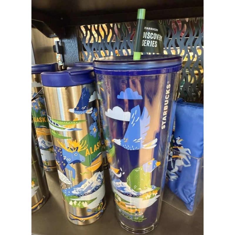 Starbucks NWT SET Starbucks 2024 ‘ALASKA’ Discovery Series Graphic Tumblers