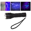 365nm UV Blacklight Flashlight USB Rechargeable Black Light Flashlight Pet