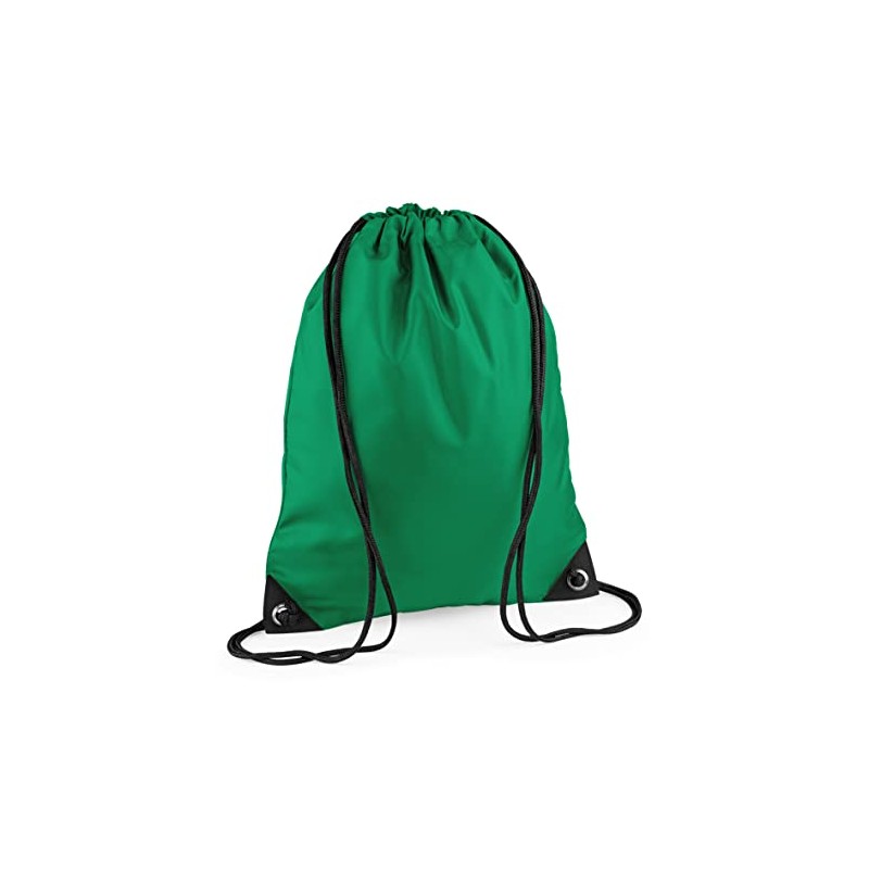 BagBase Unisex's BG010KELL Premium Gymsac Bag, Kelly Green, Medium