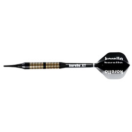 Karella Soft Dart XT-6 21g Barrel Length 54mm Black Gold Beginner Darts
