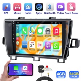 JOYINCAR For Toyota PRIUS 2010-2015 Android 13 Carplay Car Stereo Radio GPS WIFI Navi 64G
