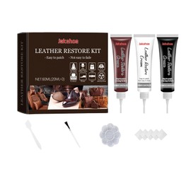 Leather Restore Kit, 60ml Repair Cream Set with Accessories, 3 Colors