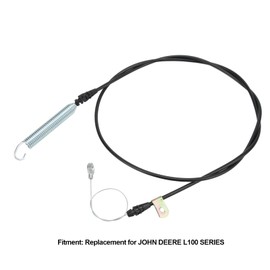 Aramox Lawn Mower Control Brake Cable Deck Engagement Clutch Cable with Spring Replacement for JOHN DEERE L100 SERIES OEM: GY21106 GY20156