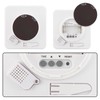 Ohm Electric HB-T20-W 08-1450 OHM Digital Thermometer, Hygrometer, For Bathrooms,