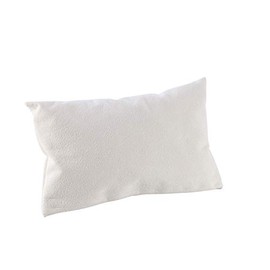 Eliga Sauna Neck Pillow with Terry Cloth Cover, White, 30 x 20 cm, 8658