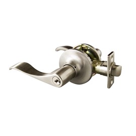 Design House 727933 Stratford 6-Way Universal Entry Door Lever Satin Nickel