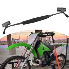 CTMAOYI Motorcycle Handlebar Straps for 32" Handlebars - Adjustable Tie Downs for Mopeds, Scooters, Bikes with Fairing, Compatible with Black Bar-Harness II for Secure Trailer Transport