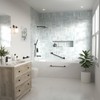 Lava Odoro Shower Grab Bar, Modern Stainless Steel Handicap Grab