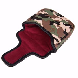 Putter Cover Headcover Odyssey 2 Ball Small Mallet Magnetic Fit Spider Putter Camo Camo (Green Compatible with Spider Putter)