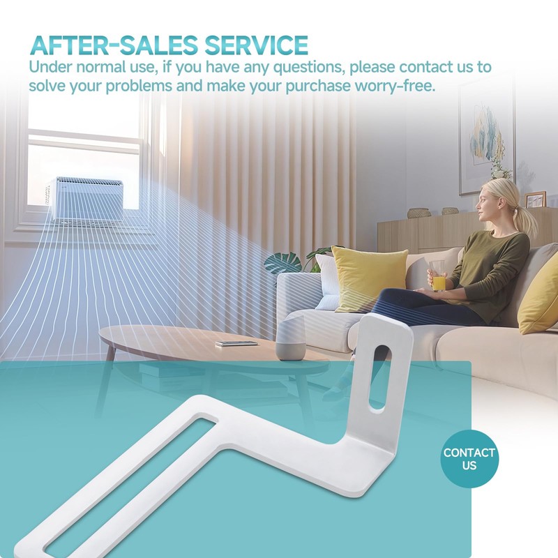 2-Pack applies to Midea U-Shaped Air Conditioner Iron Window Brackets