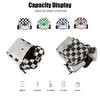 Creative Storm Small Checkered Crossbody Messenger Purse for Women/Man,Cute Shoulder