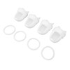 Poultry Feeders Rainproof Reduce Waste Chicken Duck DIY Gravity Feeder