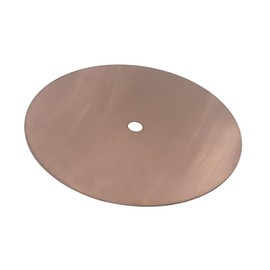 Luo ke 6" x 1/2'' Arbor Copper Disc Master Base Lap Plate, Copper Flat Lap Disk for Flat Abrasive Wheels/Backer-Disc/Slant Cabber Polishing Machine