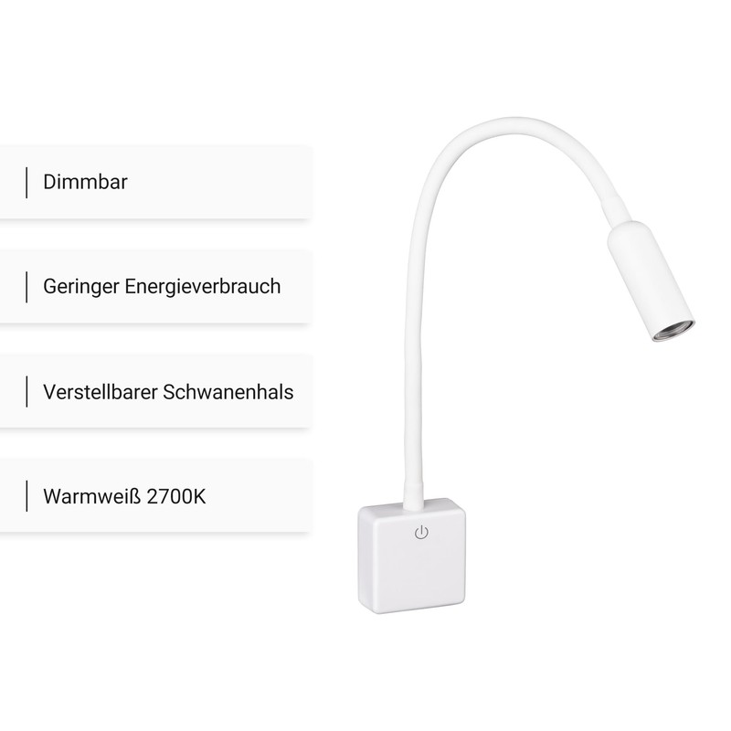 SEBSON LED Socket Lamp Dimmable White Light for Socket 4